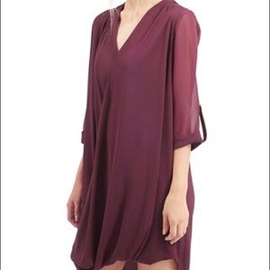 Topshop Drape Tunic Dress